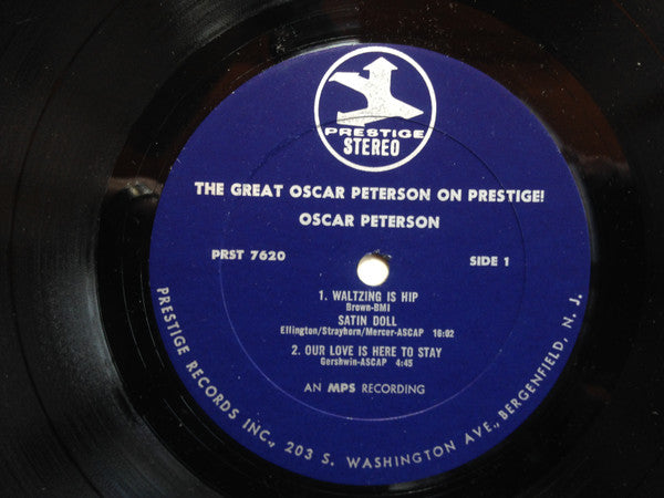 The Great Oscar Peterson On Prestige!