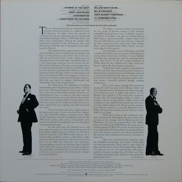 An Evening With Two Grand Pianos