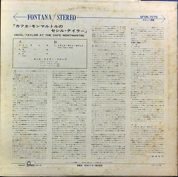 At The Cafe Montmartre