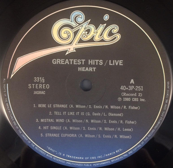 Greatest Hits / Live