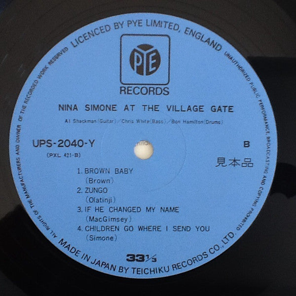 At The Village Gate - Nina Simone Collections Vol. 6
