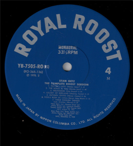 The Complete Roost Session - Split Kick