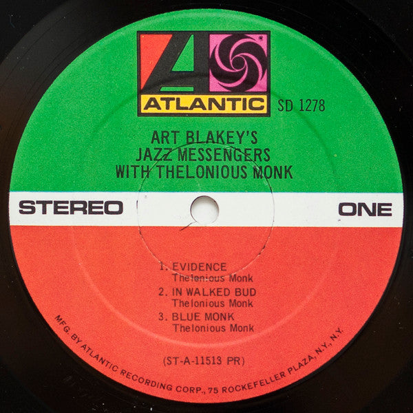 Art Blakey's Jazz Messengers With Thelonious Monk