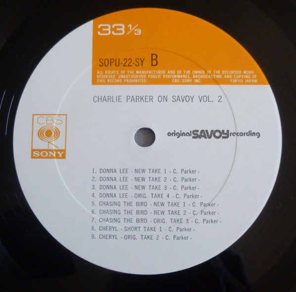 Charlie Parker On Savoy Vol. 2