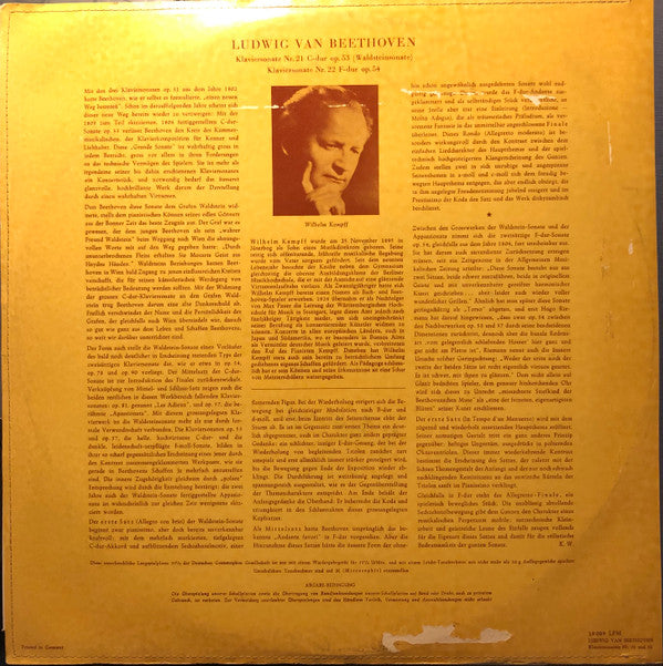 Klaviersonate Nr. 21 C-Dur Op. 53 (Waldstein- Sonate) / Klaviersonate Nr. 22 F-Dur Op. 54