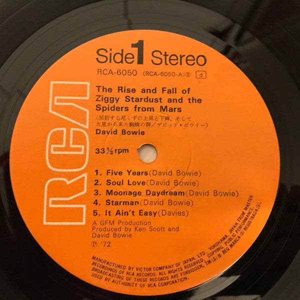 The Rise And Fall Of Ziggy Stardust And The Spiders From Mars = 屈折する星くずの上昇と下降、そして火星から来た蜘蛛の群