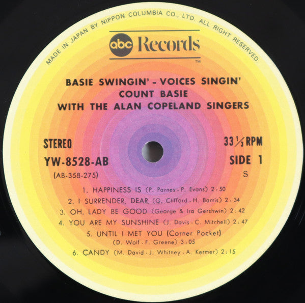 Basie Swingin' Voices Singin'