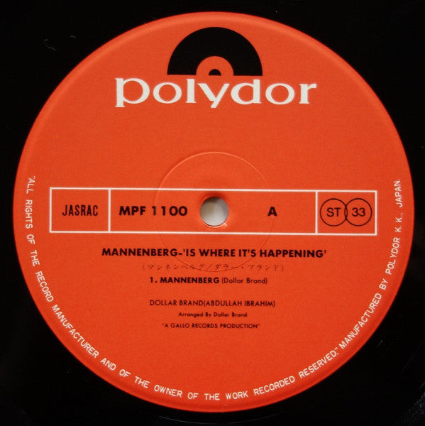 Mannenberg ~ 'Is Where It's Happening'