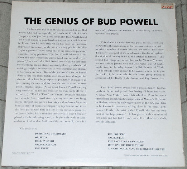 The Genius of Bud Powell