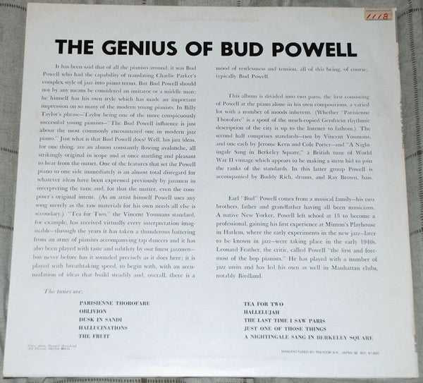 The Genius of Bud Powell