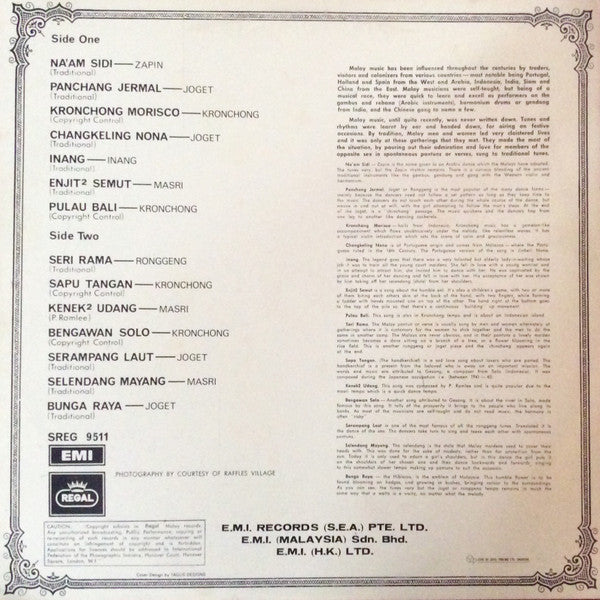 Release: Unknown Release-Vinyl-Singapore-1969-SREG 9511-7725023