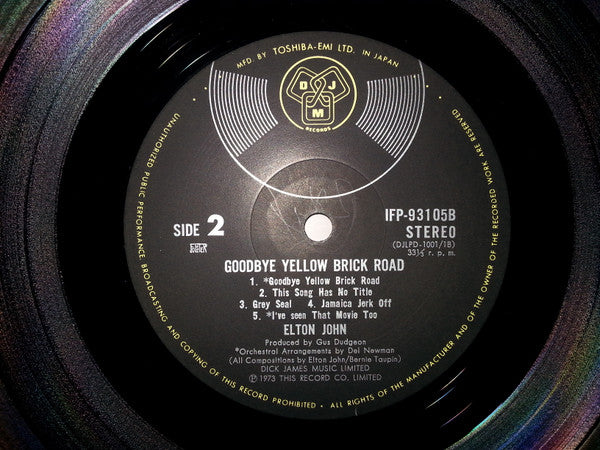 Goodbye Yellow Brick Road