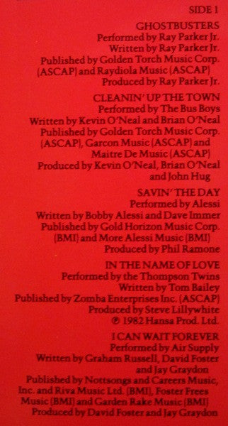 Ghostbusters (Original Soundtrack)