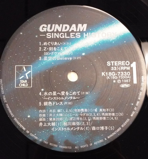 Gundam Singles History