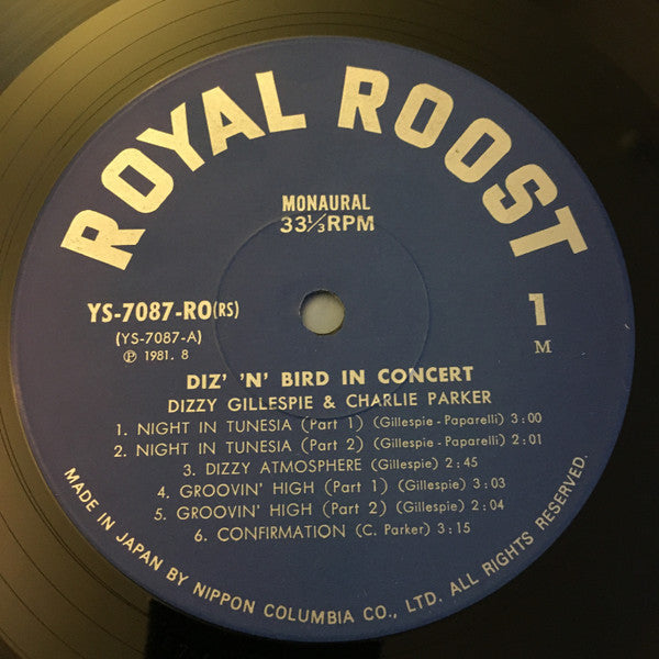 Diz 'N' Bird In Concert