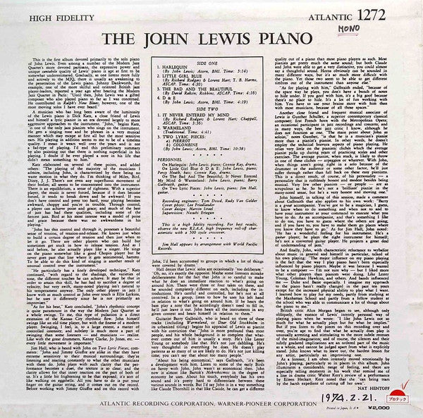 The John Lewis Piano