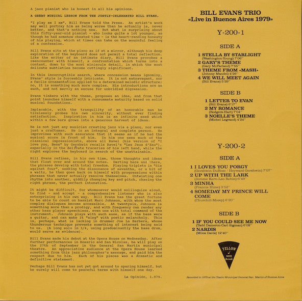 Live In Buenos Aires 1979