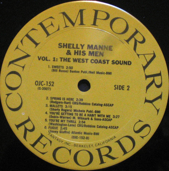 Shelly Manne And His Men, Volume 1 - The West Coast Sound