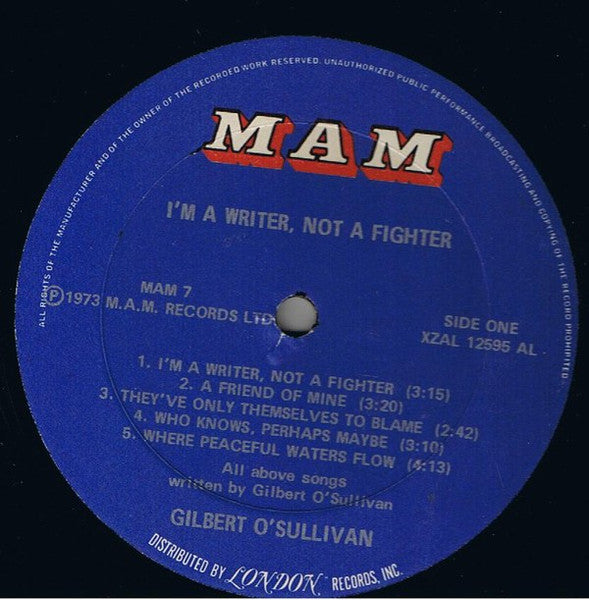 I'm A Writer, Not A Fighter