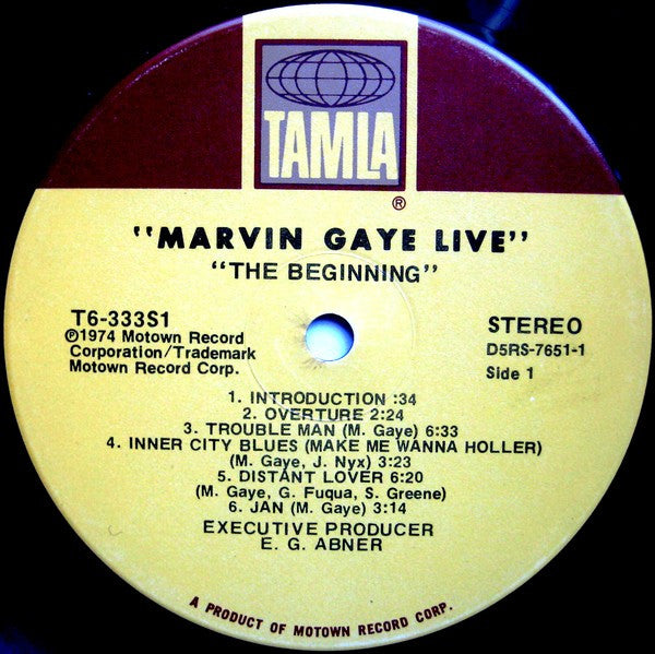 Marvin Gaye Live!