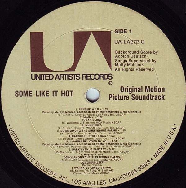 Some Like It Hot (Original Music From The Motion Picture Sound Track)