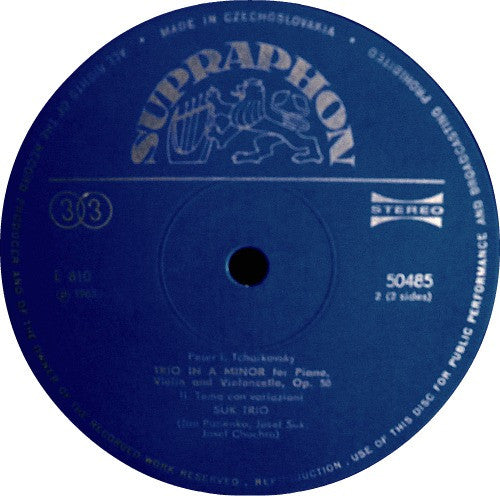 Piano Trio (In A Minor)