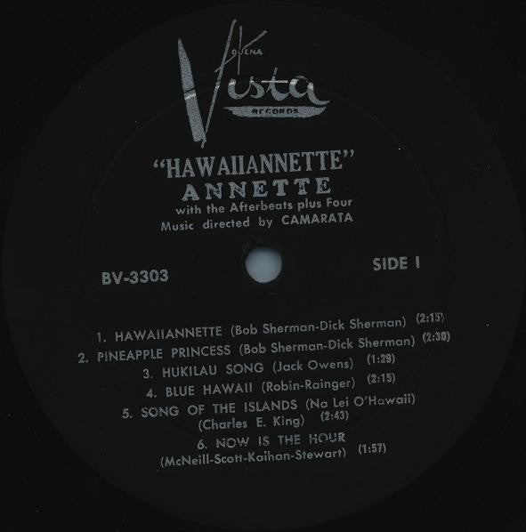 Hawaiiannette - Annette Sings Songs Of Hawaii