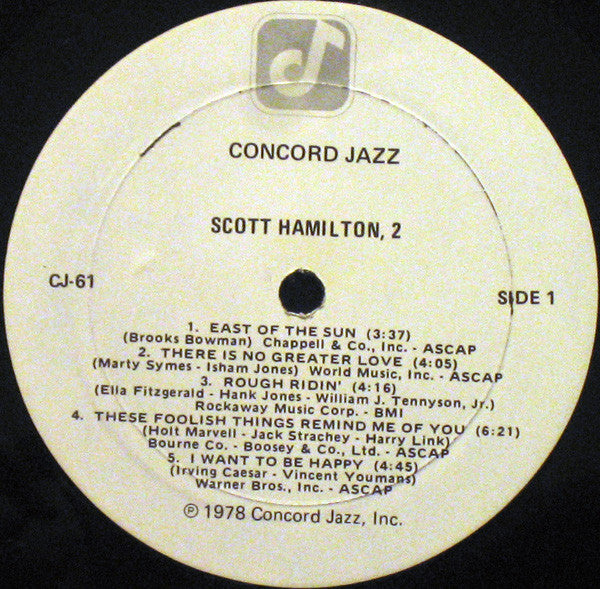 Scott Hamilton, 2