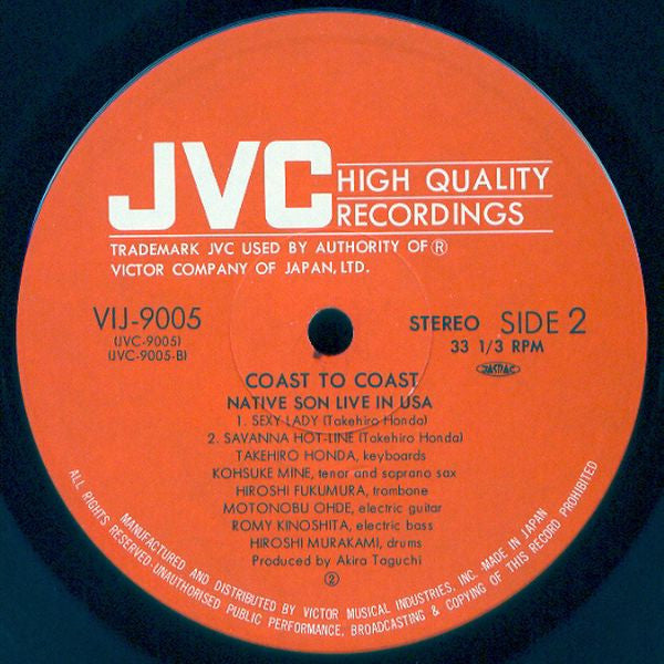 Coast To Coast (Live In USA)