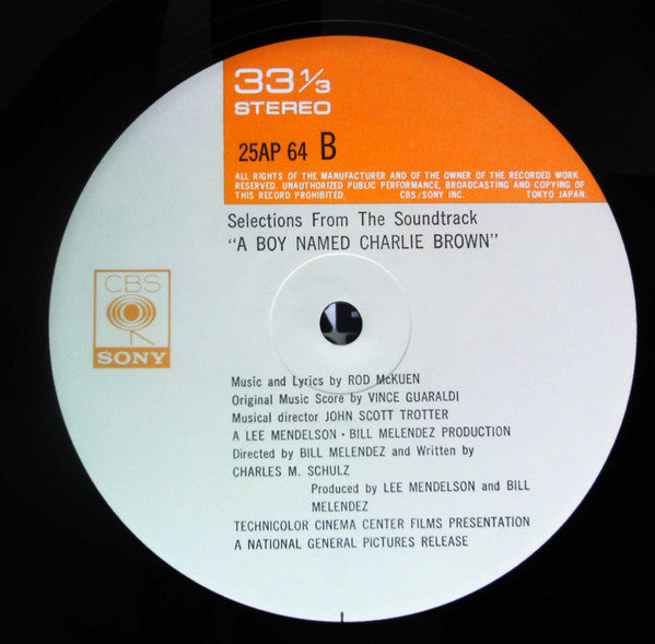 Selections From The Soundtrack "A Boy Named Charlie Brown"