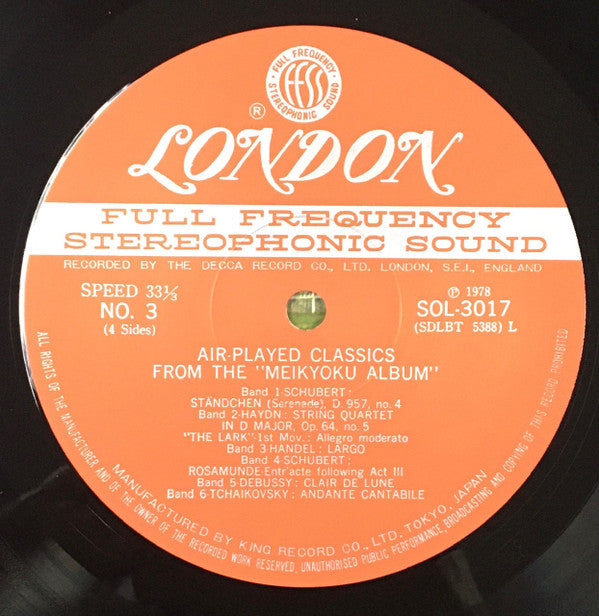 Air-Played Classics From The "Meikyoku Album"