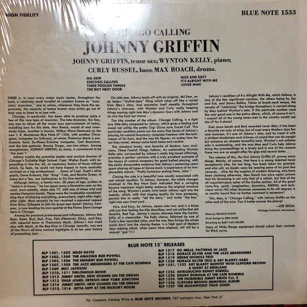 Introducing Johnny Griffin