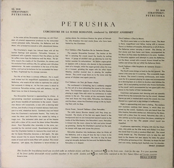 Petrushka (Complete Ballet "Original Edition")