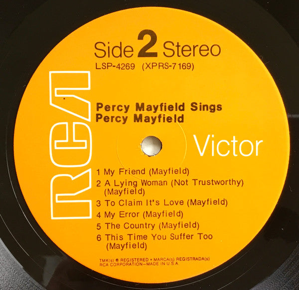 Sings Percy Mayfield