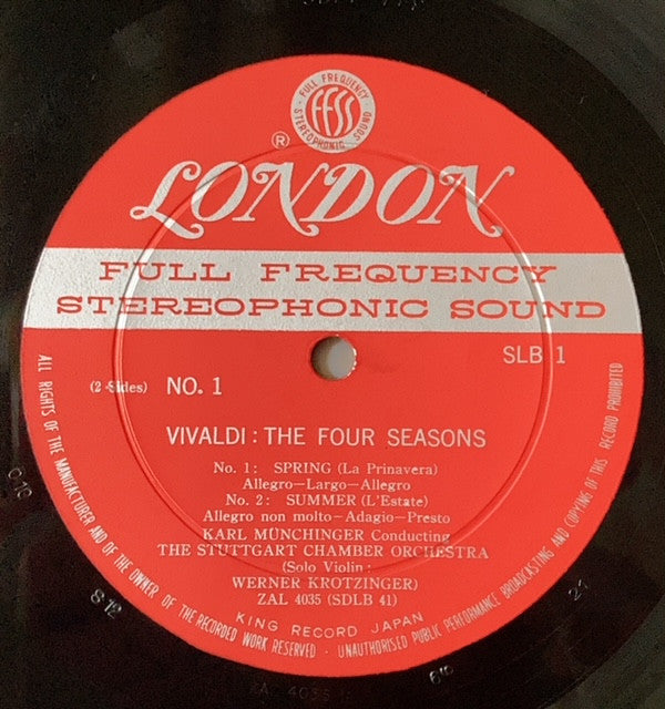 The Four Seasons = 合奏協奏曲 作品8 「四季」