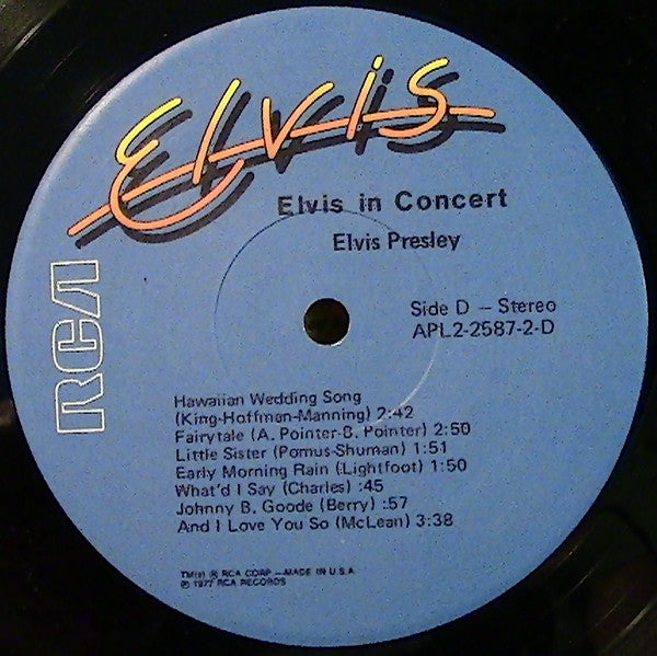 Elvis In Concert