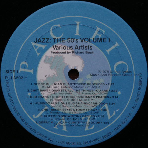 Jazz: The 50's Volume I