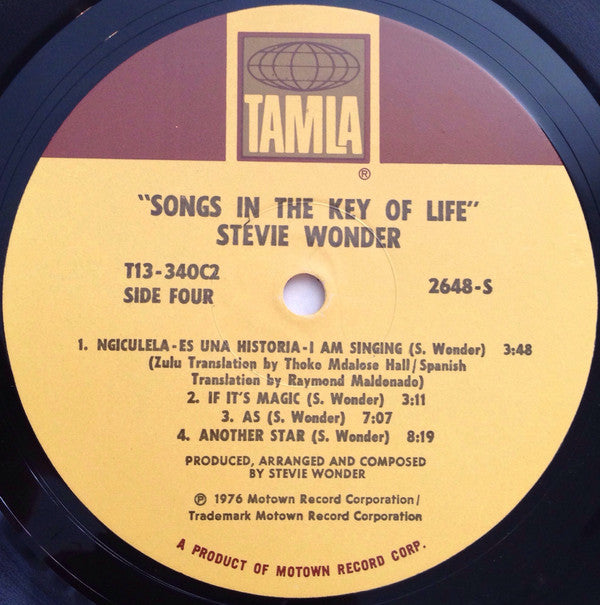 Songs In The Key Of Life