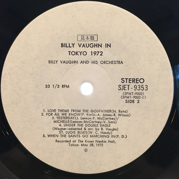 Billy Vaughn In Tokyo 1972