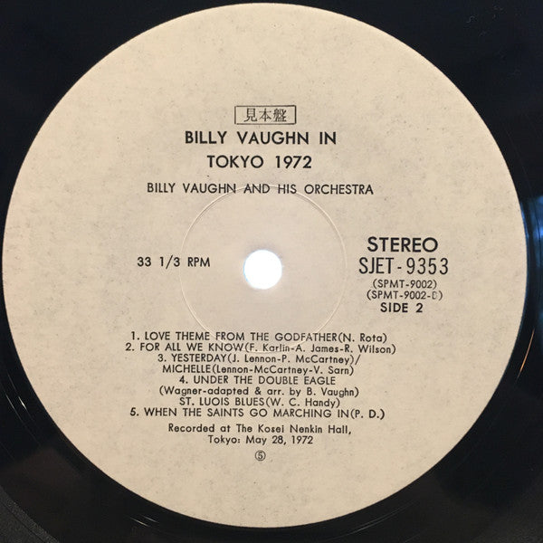 Billy Vaughn In Tokyo 1972