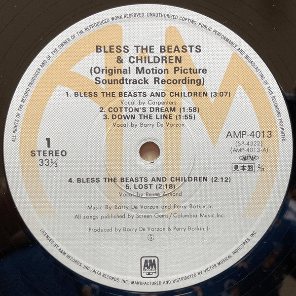 Bless The Beasts & Children (Original Motion Picture Soundtrack Recording)