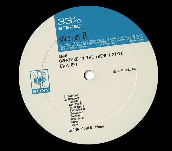 The French Suites, Vol. 2 No. 5 And 6 / Overture In The French Style