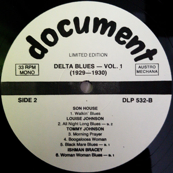 Delta Blues - Vol.1 (1929-1930)