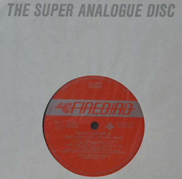 Basso Cantabile (Gary Karr Plays Operatic Arias)