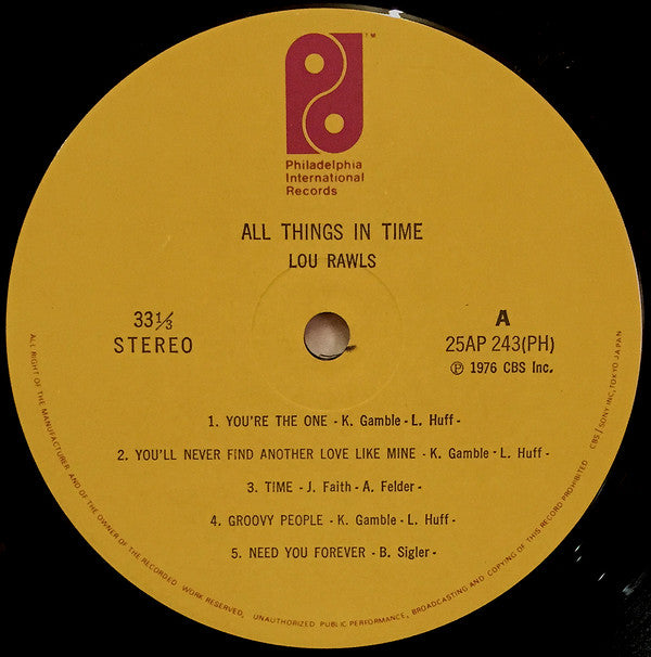 All Things In Time