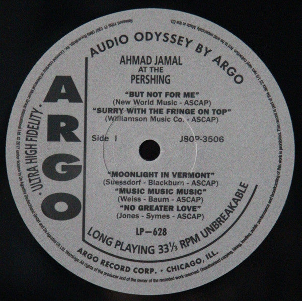 Ahmad Jamal At The Pershing