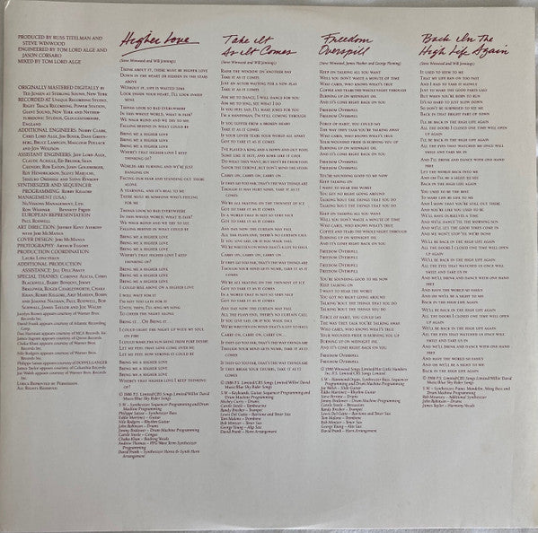 Back In The High Life