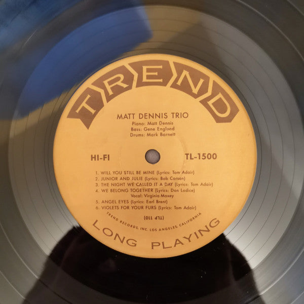 Plays And Sings Matt Dennis