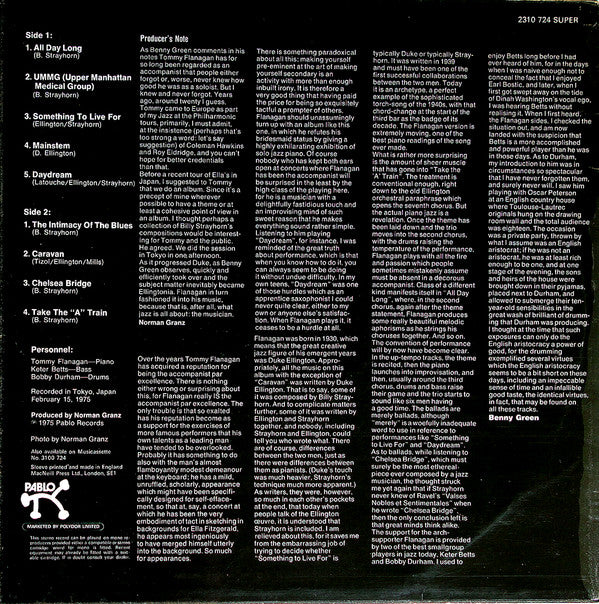 The Tommy Flanagan Tokyo Recital