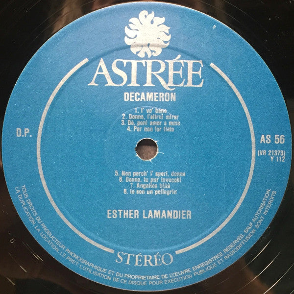 Decameron (Ballate Monodiques De L'Ars Nova Florentine)